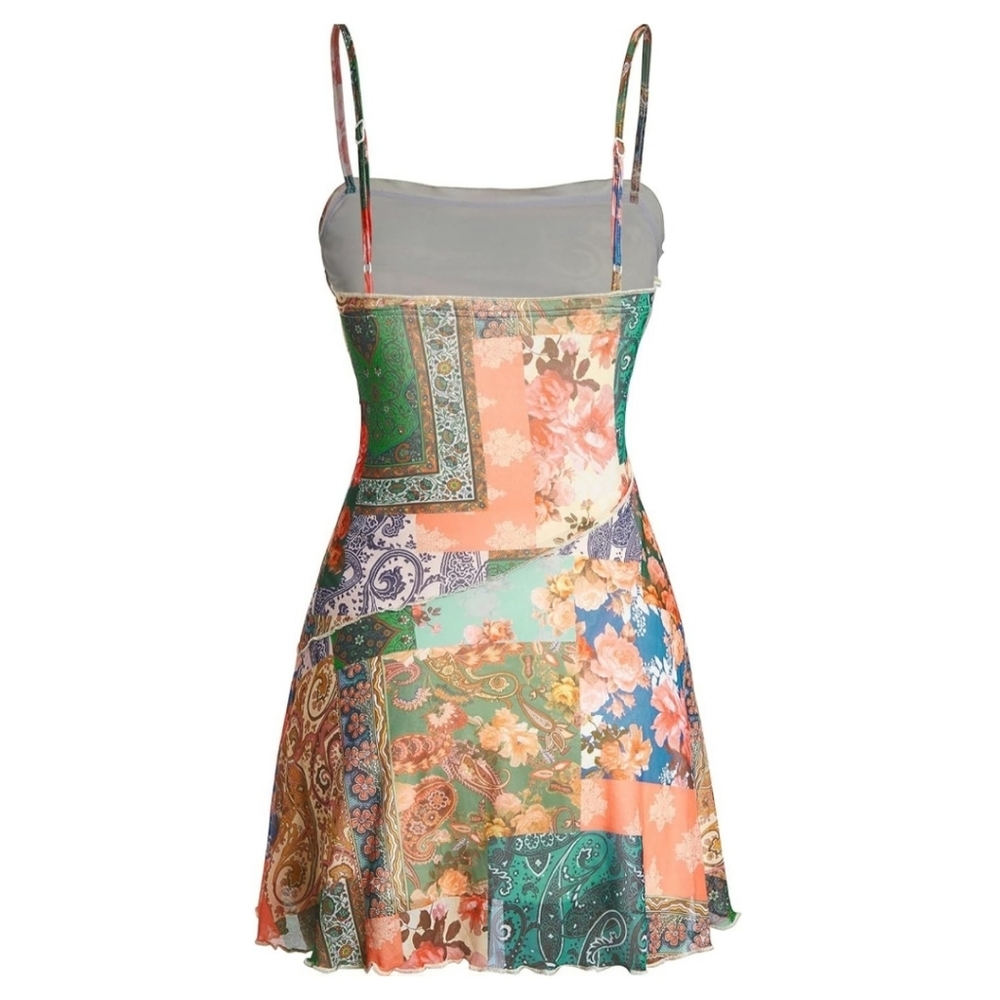 Patchwork Mini Dress - Picture 3 of 8